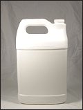  128 oz. / 1 gallon
   38 400 White  F Style Fluorinated Level 3  Plastic   Jug