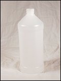  32 oz.   28 410 Natural  Modern Round  Plastic   Bottle