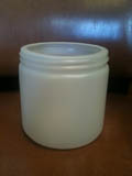  16 oz. / 1 Pint   89 400 Natural  Round  Plastic   Jar