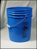5 Gallon. 20 410 Dark Blue Heavy Duty Plastic Pail