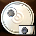  40CDLCovers.   20 410 White  Spouted for 40BH  Plastic   Cover