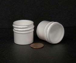  1/4 oz.   33 400 White  Regular Wall  Plastic   Jar