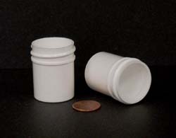  1/2 oz.   33 400 White  Regular Wall  Plastic   Jar