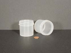  3 oz.   58 400 Clarified  Regular Wall  Plastic   Jar