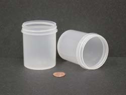  4 oz.   58 400 Clarified  Regular Wall  Plastic   Jar