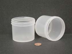  4 oz.   70 400 Clarified  Regular Wall  Plastic   Jar