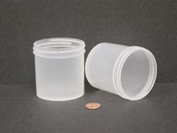  6 oz.   70 400 Clarified  Regular Wall  Plastic   Jar