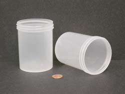 8 oz.   70 400 Clarified  Regular Wall  Plastic   Jar