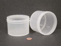  8 oz.   89 400 Clarified  Regular Wall  Plastic   Jar
