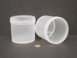  12 oz.   89 400 Clarified  Regular Wall  Plastic   Jar