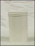  20 oz.   89 400 White  Regular Wall  Plastic   Jar