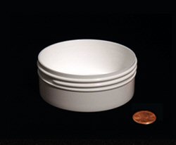  6 oz.   100 400 White  Regular Wall  Plastic   Jar