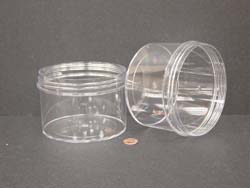 24 oz.   120 400 Clear  Regular Wall  Plastic   Jar