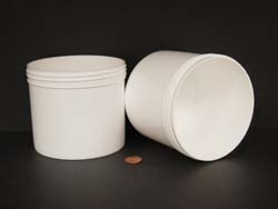  32 oz.   120 400 White  Regular Wall  Plastic   Jar