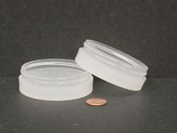  1 oz. 70 400 Natural Thickwall Polypropylene Plastic Jar