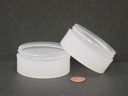  2 oz.   70 400 Clarified  Thick Wall  Plastic   Jar