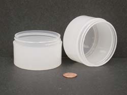  3 oz.   70 400 Clarified  Thickwall  Plastic   Jar
