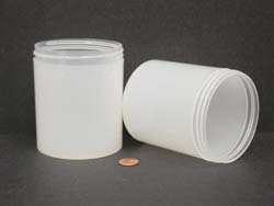  16 oz.   89 400 Clarified  Thick Wall  Plastic   Jar