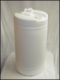 15 Gallon. 20 410 White Round Plastic Drum