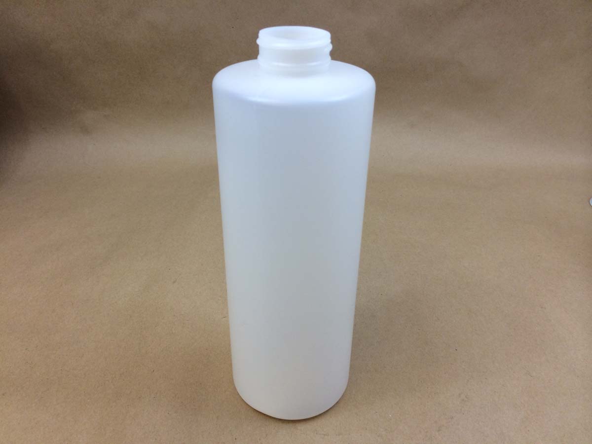  32 oz.   38 400 Natural  Cylinder  Plastic   Bottle