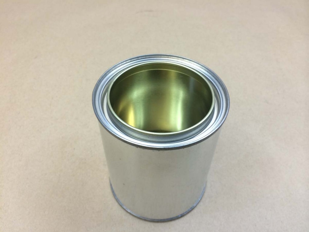  Pint   Open Head Silver  Paint  Tin   Can