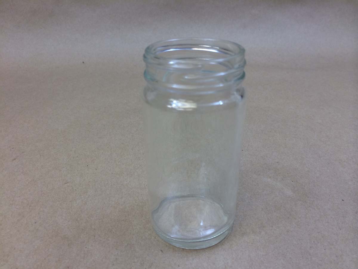  4 oz.   48 400 Flint/Clear  AC Round  Glass   Jar