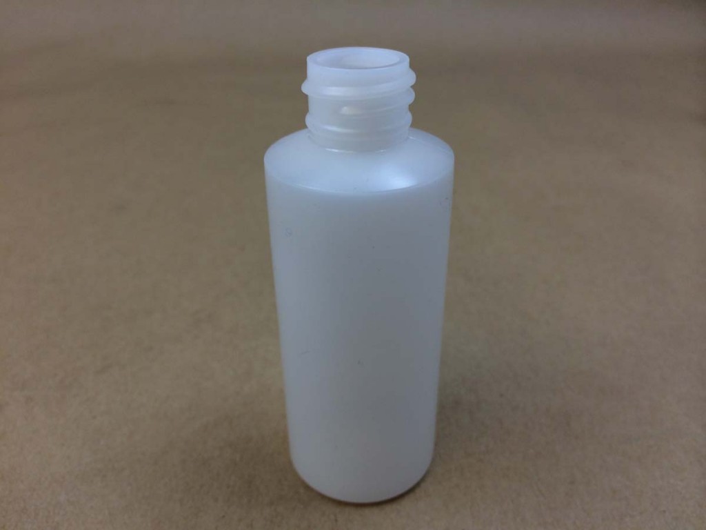  2 oz.   20 410 Natural  Cylinder  Plastic   Bottle