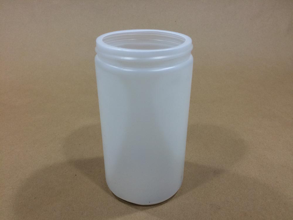  32 oz. / 1 Quart   89 400 Natural  Round  Plastic   Jar