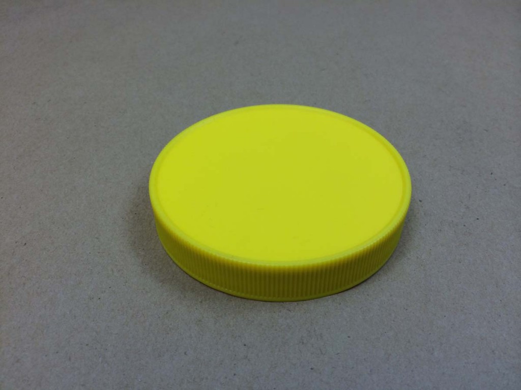  89 400   89 400 Yellow  Round  Plastic   Cap