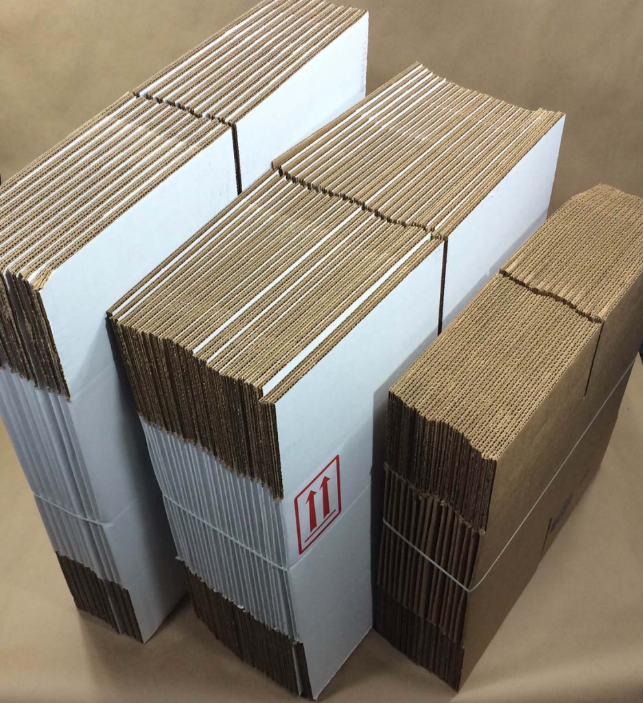  9.375 x 7 x 14.5 275 Lb Bursting Test Board    Kraft  Regular Slotted Carton  Corrugated   Boxes