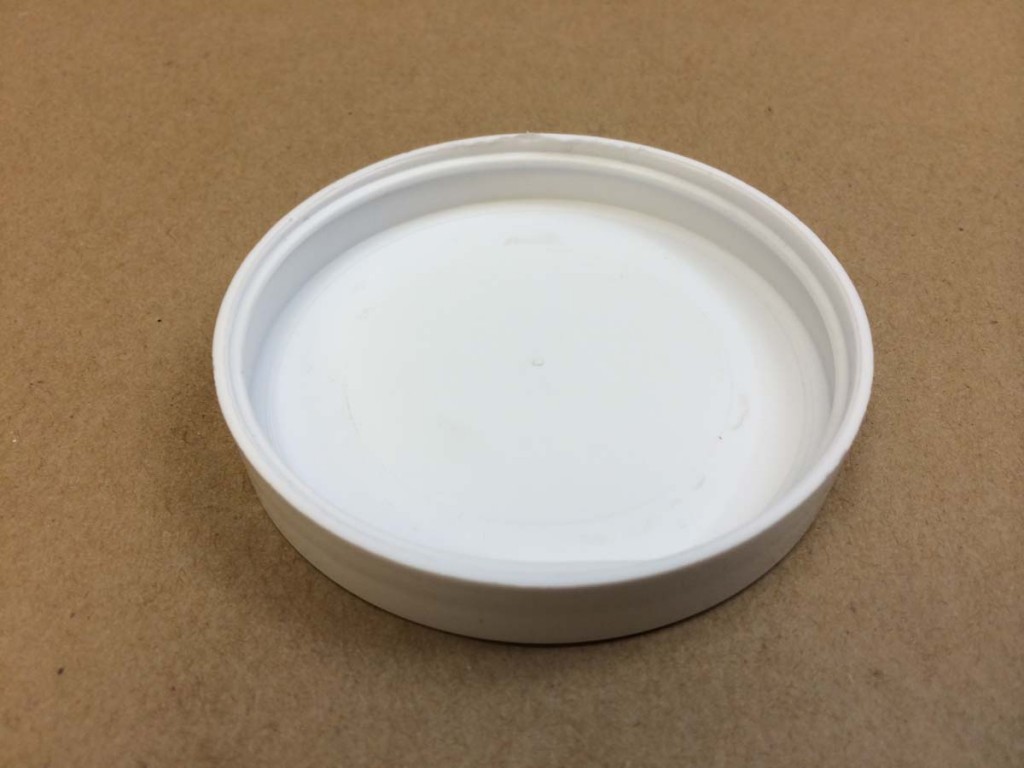     70 400 White  Smooth Sides/Smooth Top  Plastic   Cap