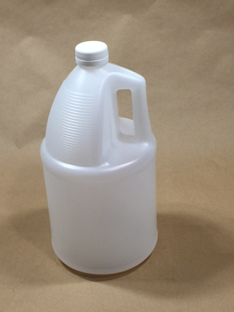  128 oz. /1 gallon   38 400 Natural TE  Round 130G   Plastic   Jug With Cap Sold Separately