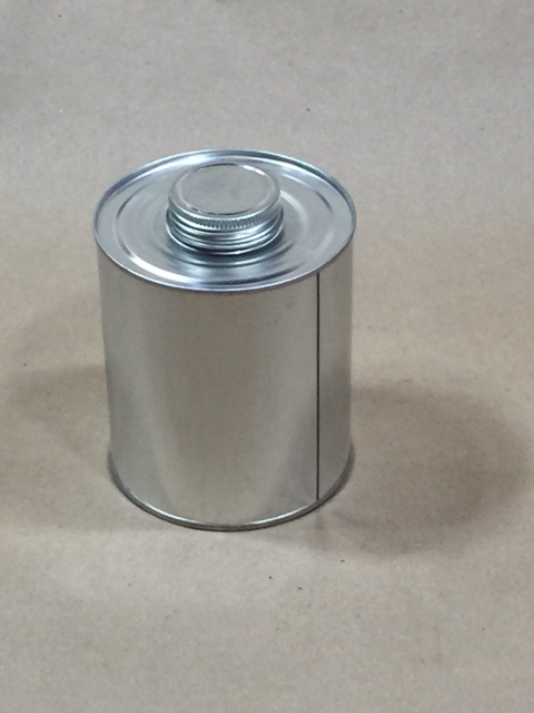     1.75 Delta Plain  Round  Tin   16 Oz Monotop Can Cap Sold Separately
