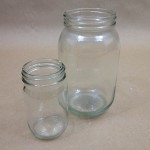 Standard Round Glass Jars-4 oz. OBC07758F24 and 16 oz. OBC05018F12