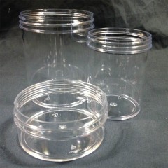 Clear Polystyrene Jars