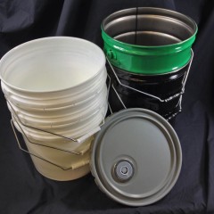 Nestable Steel Pails and Plastic Pails