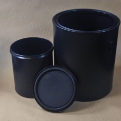 Black High Impact Polypropylene Dent Resistant Paint Cans