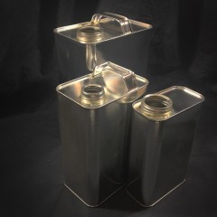 F style rectangular tinplate cans