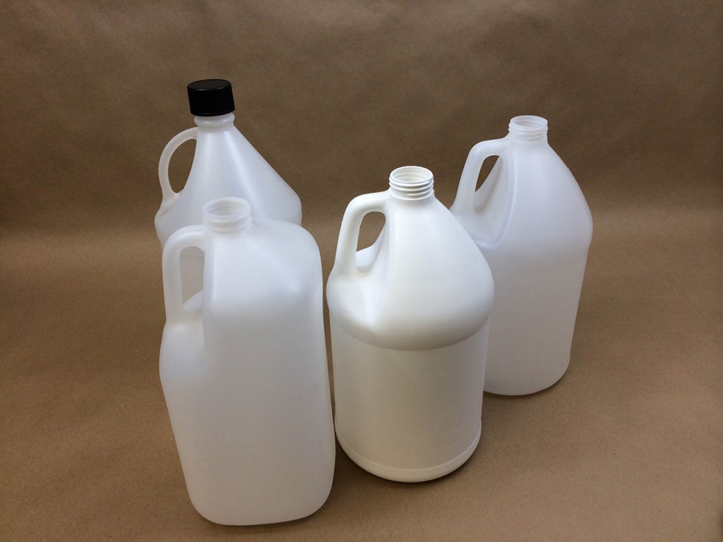 plastic jugs