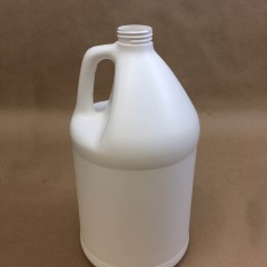 Gallon Plastic Jugs in White High Density Polyethyene