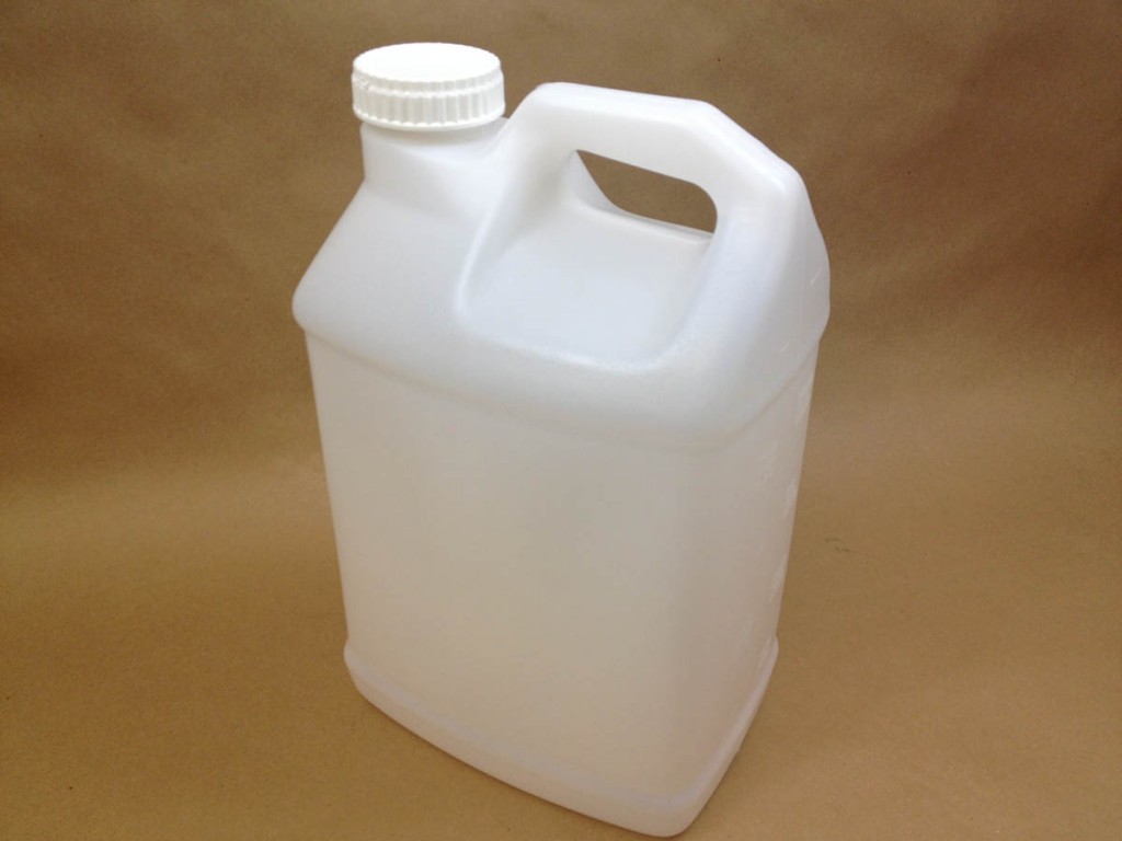 1 Quart (32 oz.) Natural HDPE Plastic Dairy Milk Jug, 38mm 38-400