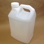 HF320BN-63 2.5 Gallon F-Style Natural HDPE Bottle with Cap - Basco USA