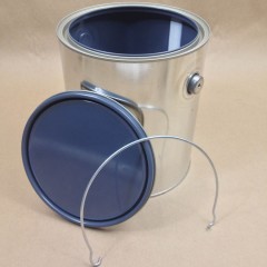 Gallon Grey Lined Paint Can