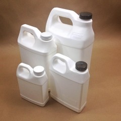 F Style Plastic HDPE Bottles & Jugs For Sale