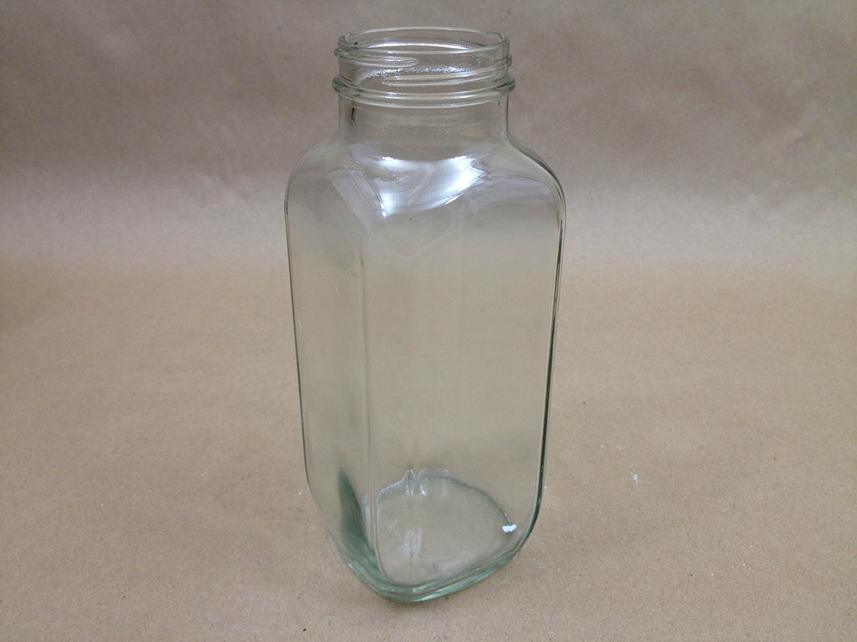 16 oz. French Square Bottle 48-400