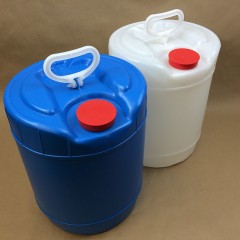 5 Gallon Plastic Drums for Janitorial and Cleaning Supplies