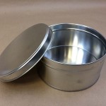 3 lb. slip cover can, metal can with slide on lid, gift tins, cookie tins