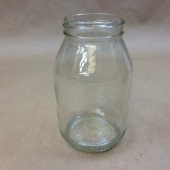 Glass Mayo Jar