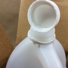 4G Gallon Plastic Jug in 4/Pack Reshipper Box with Tamper Evident Cap