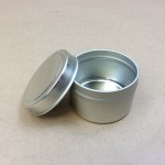 small tin can, slip cover can, small metal tin